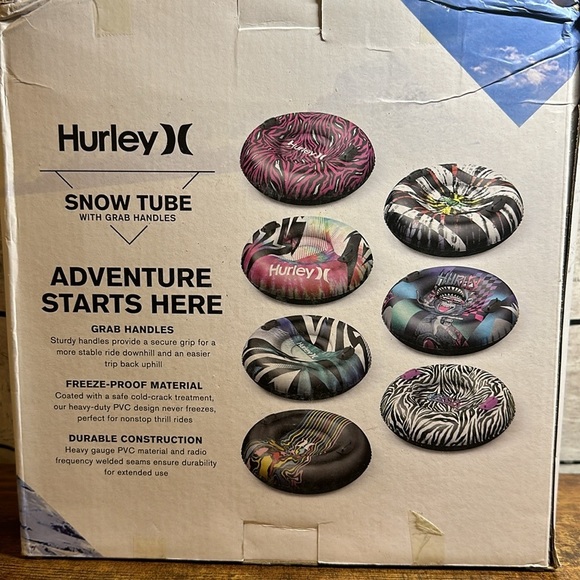 NIB Hurley Snow Tube with Grab Handles - Picture 2 of 7